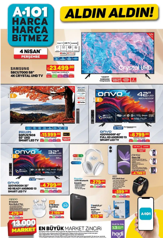 A101 markete bu hafta Elektrikli Motorlu Bisiklet Geliyor! A101 market 4 Nisan 2024 aktüel ürünler - Resim: 1