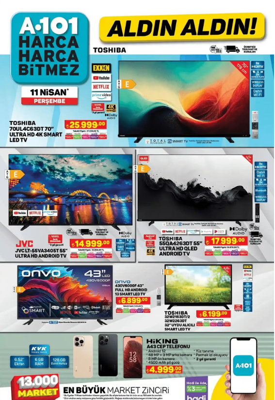 A101 markete bu hafta Elektrikli Moped geliyor! A101 market 11 Nisan 2024 aktüel ürünler kataloğu - Resim: 2