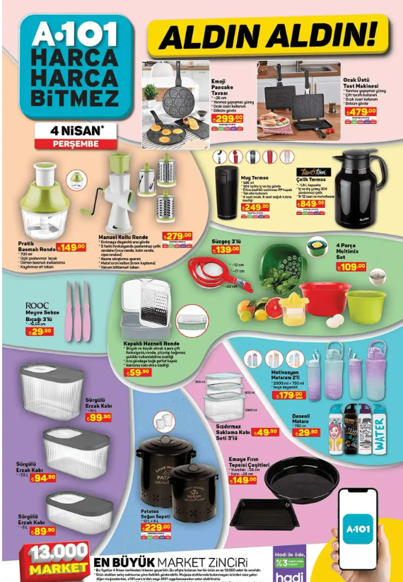 A101 markete bu hafta Elektrikli Motorlu Bisiklet Geliyor! A101 market 4 Nisan 2024 aktüel ürünler - Resim: 6