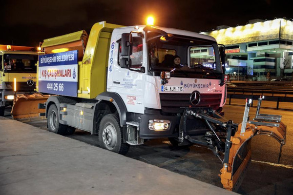 İstanbul’da kar hazırlığı başladı - Resim : 1