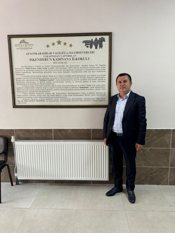 Depremin yıktığı okulu Afyonlu hayırseverler yaptı - Resim : 2