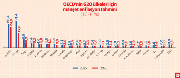 Enflasyon liginde Türkiye Arjantin’le yer değiştiriyor - Resim : 1
