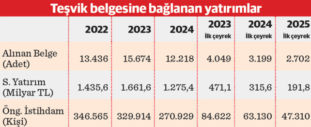Yatırım eğilimine sert fren - Resim : 2