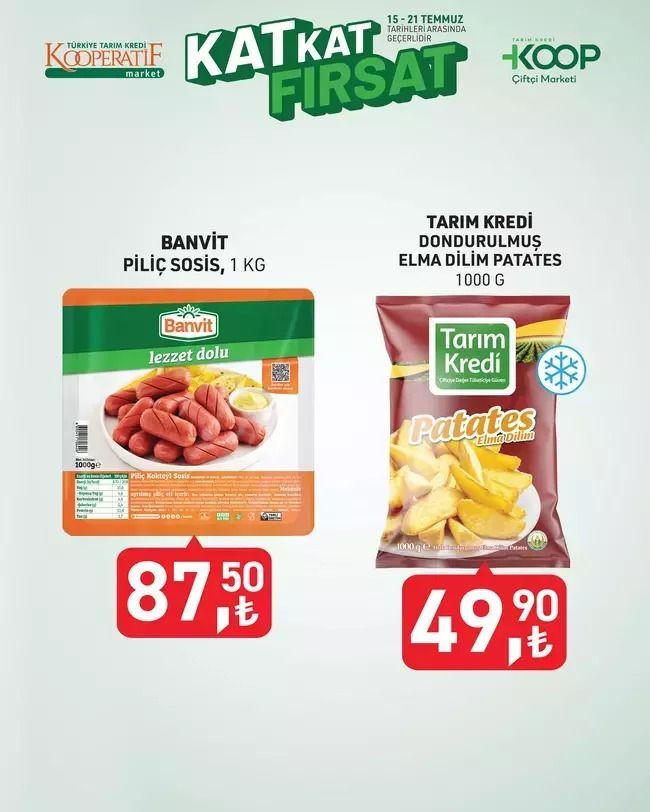 TARIM KREDİ 15-22 TEMMUZ 2025 KAT KAT FIRSAT KATALOĞU: Çiftçi markette hangi ürünler indirimli? - Resim: 6
