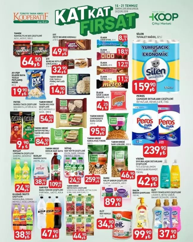 TARIM KREDİ 15-22 TEMMUZ 2025 KAT KAT FIRSAT KATALOĞU: Çiftçi markette hangi ürünler indirimli? - Resim: 3