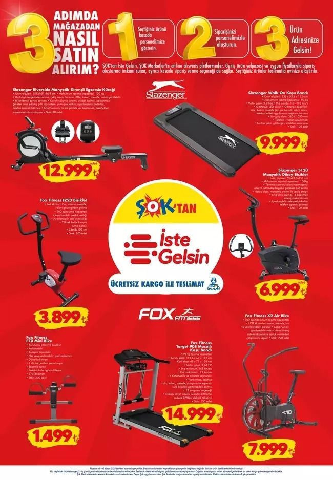 ŞOK 3-6 MAYIS 2025 AKTÜEL KATALOĞU: ŞOK'a spor ürünleri geliyor! - Resim: 3