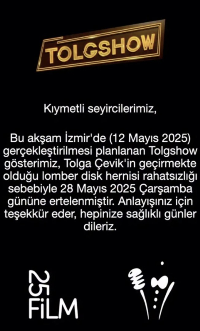 Ünlü komedyen Tolga Çevik’ten üzücü haber - Resim : 1
