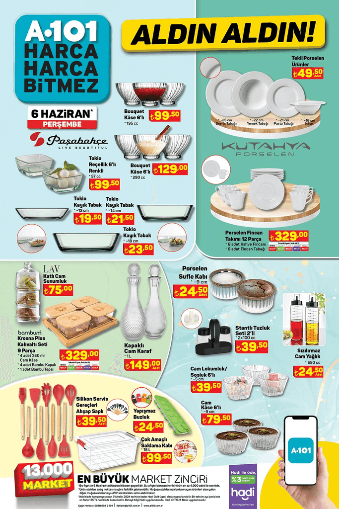 A101 6 Haziran Perşembe Aldın Aldın kataloğu: Tiny House ve Kurban Bayramı’na özel indirimli ürünler - Resim: 13