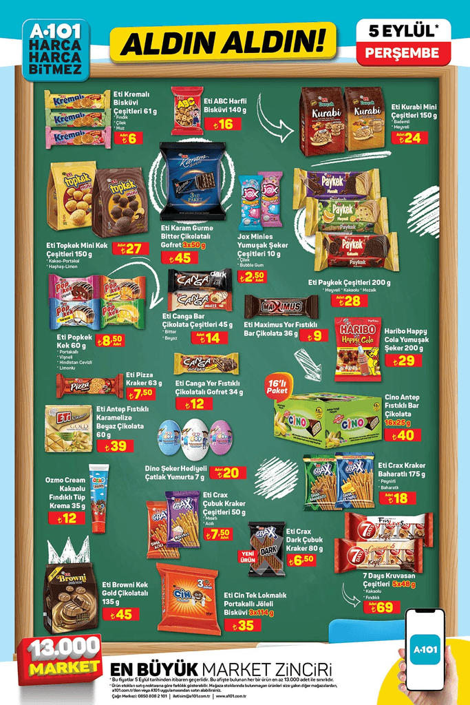 A101 5 EYLÜL 2024 PERŞEMBE ALDIN ALDIN AKTÜEL İNDİRİMLERİ: 'Kaçırılmayacak Fırsatlar' - Resim: 7