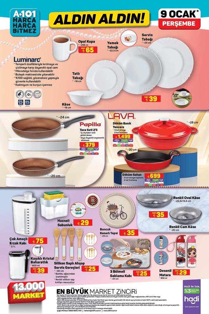 A101 ALDIN ALDIN AKTÜEL ÜRÜNLER: 9 Ocak Perşembe günü A101 markette neler var? - Resim: 5