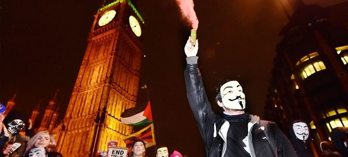 Londra sokakları savaş alanına döndü - Resim: 9