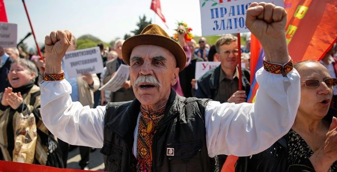 Dünyadan 1 Mayıs görüntüleri - Resim: 16