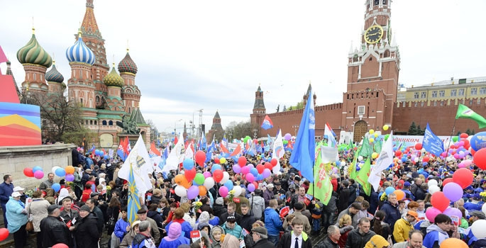 Dünyadan 1 Mayıs görüntüleri - Resim: 2
