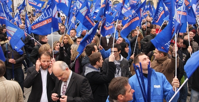 10 bin polis hükümeti protesto etti - Resim: 2