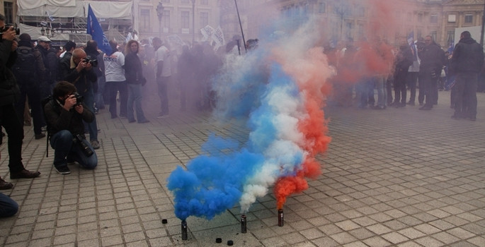 10 bin polis hükümeti protesto etti - Resim: 8