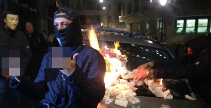 Londra sokakları savaş alanına döndü - Resim: 5