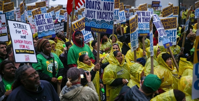 ABD'de asgari ücret için binler yürüdü - Resim: 10