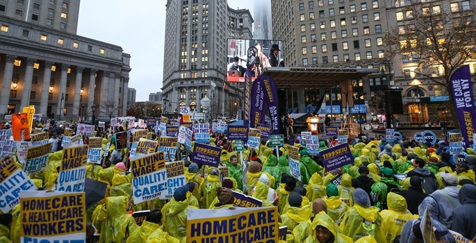 ABD'de asgari ücret için binler yürüdü - Resim: 12