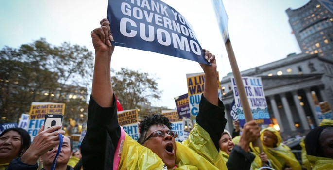 ABD'de asgari ücret için binler yürüdü - Resim: 2