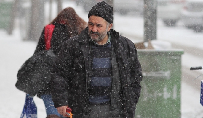 'En şiddetli' kar yağışı başladı - Resim: 14