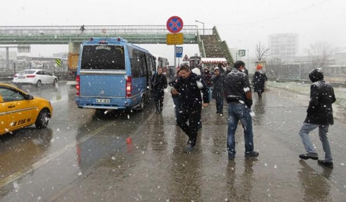 'En şiddetli' kar yağışı başladı - Resim: 5