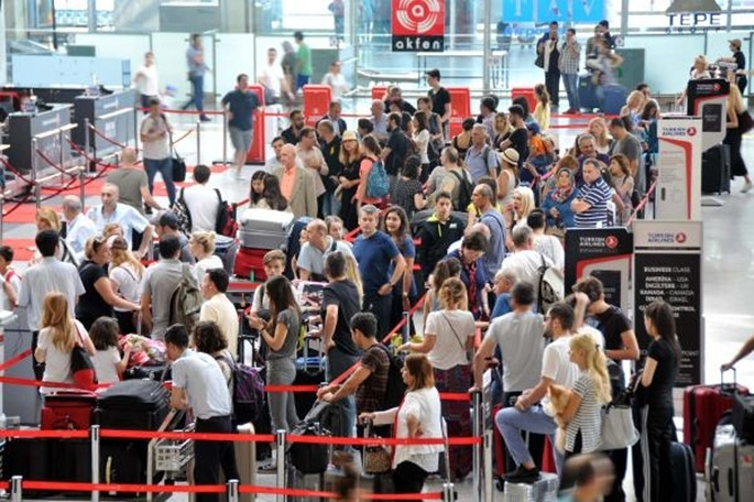 Atatürk Havalimanı'nda tatil yoğunluğu - Resim: 8