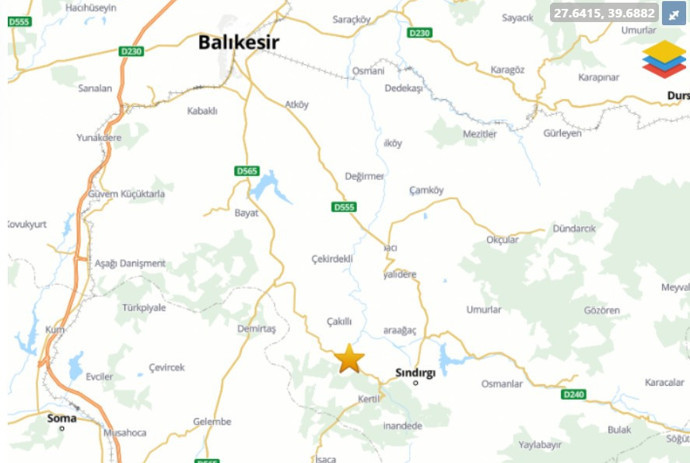 Son dakika: Balıkesir 3.9 büyüklüğünde deprem ile sallandı - Resim : 1