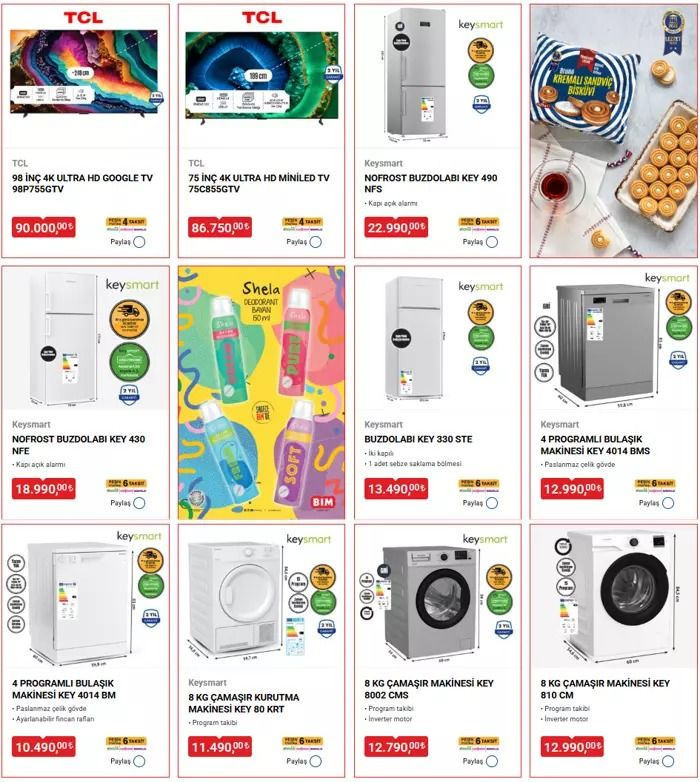 BİM 28 MAYIS 2025 AKTÜEL KATALOĞU: BİM'e çamaşır kurutma makinesi geliyor! - Resim: 3