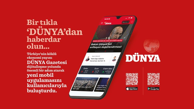 Bir tıkla ‘Dünya’dan haberdar olun… Dünya'nın yeni uygulaması Google Play ve App Store'da
