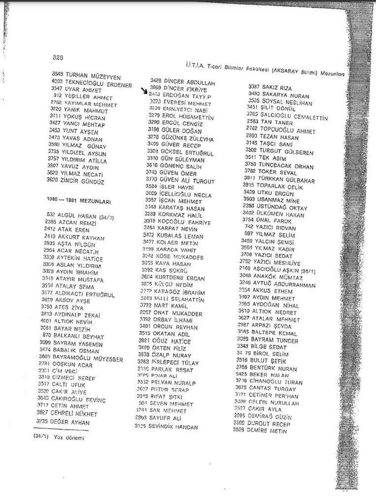 İletişim Başkanlığı'ndan Cumhurbaşkanı Erdoğan'ın üniversite diploması paylaşımı - Resim: 2