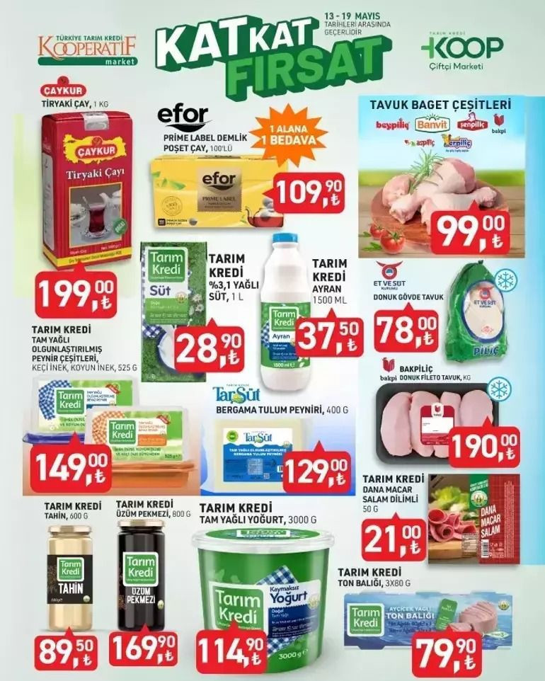 TARIM KREDİ KOOPERATİF 13-19 MAYIS 2025 KATALOĞU: Çiftçi markette hangi ürünler indirimli? - Resim: 2