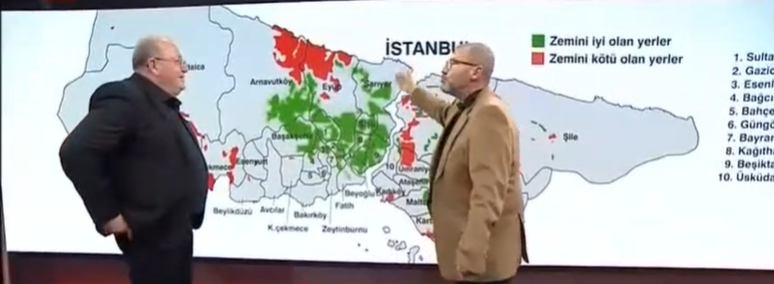 İlçe ilçe saydı: İşte İstanbul'un deprem risk haritası - Resim : 1