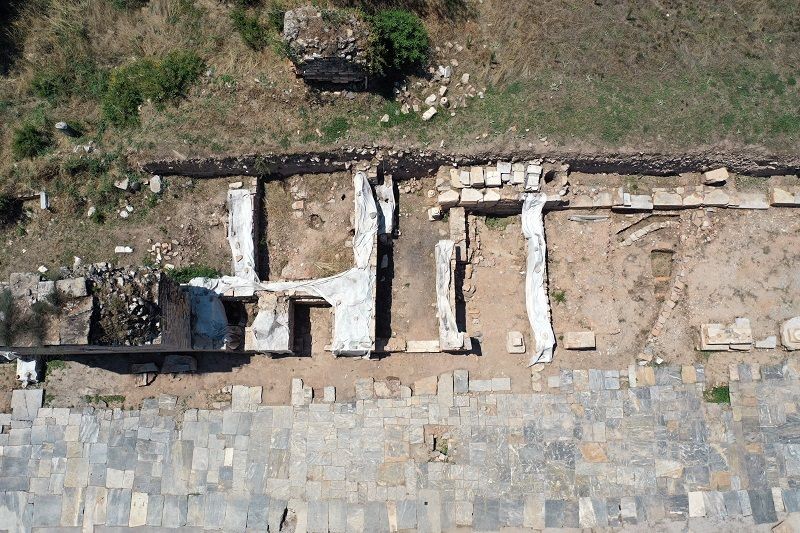 Afrodisias antik kentinde beylikler dönemine ait pazarın izleri bulundu - Resim: 4