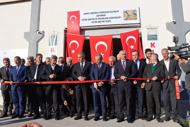 Adıyaman'a can suyu olacak tütün üretim tesisi açıldı - Resim : 1