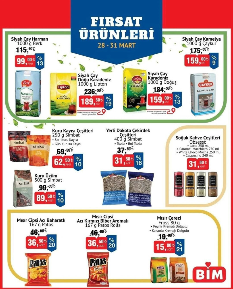BİM 28-31 MART 2025 AKTÜEL KATALOĞU: BİM'de hangi ürünler indirimli? - Resim: 2