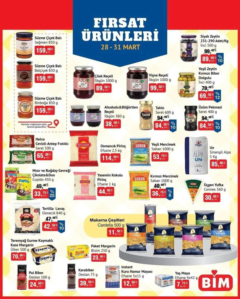 BİM 28-31 MART 2025 AKTÜEL KATALOĞU: BİM'de hangi ürünler indirimli? - Resim: 3