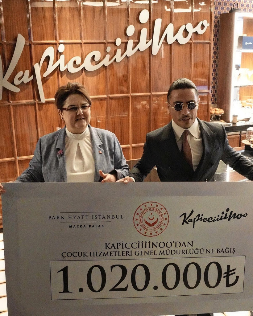 Nusret'ten alkışlanacak hareket! Kazancının yarısını bağışladı - Resim : 1