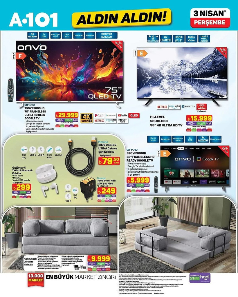 A101 3 NİSAN 2025 ALDIN ALDIN KATALOĞU: A101'e elektrikli moped geliyor! - Resim: 2