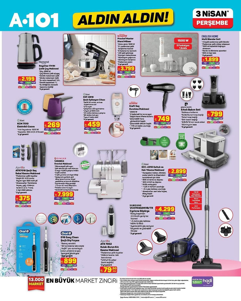 A101 3 NİSAN 2025 ALDIN ALDIN KATALOĞU: A101'e elektrikli moped geliyor! - Resim: 4