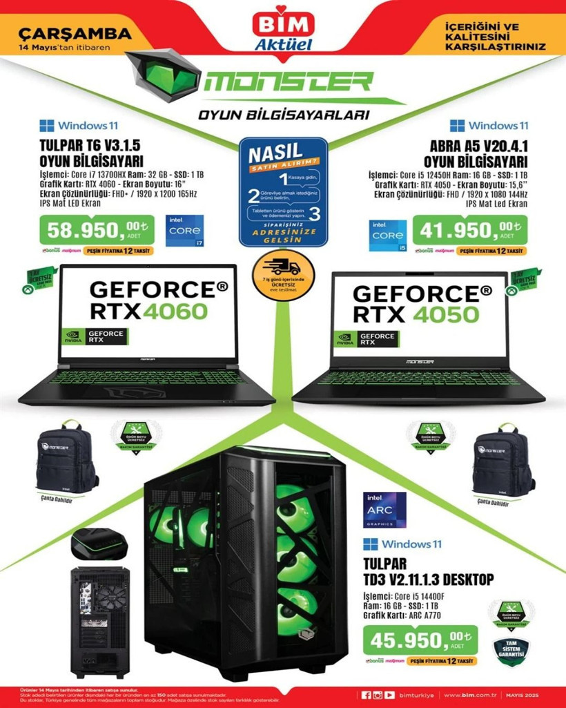 BİM 13-16 MAYIS 2025 AKTÜEL KATALOĞU: BİM'e katlanabilir elektrikli bisiklet geliyor! - Resim: 4