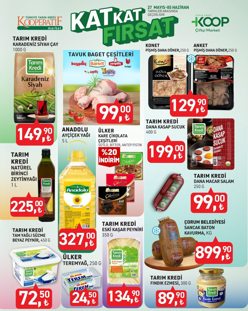 TARIM KREDİ KOOPERATİF 27 MAYIS-5 HAZİRAN 2025 KATALOĞU: Çiftçi markette hangi ürünler indirime girdi? - Resim: 2