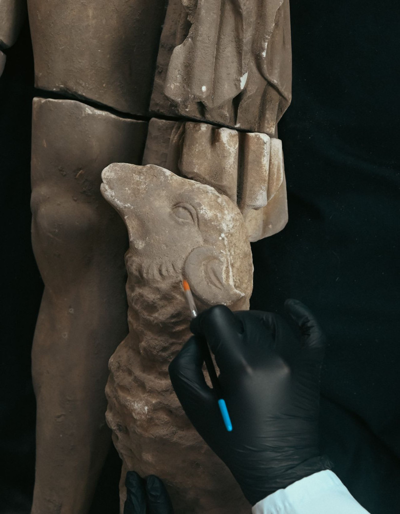 Yüzyıllar sonra ortaya çıktılar! Aspendos’ta tarihi keşif: Hermes, Aphrodite ve Eros... - Resim: 2