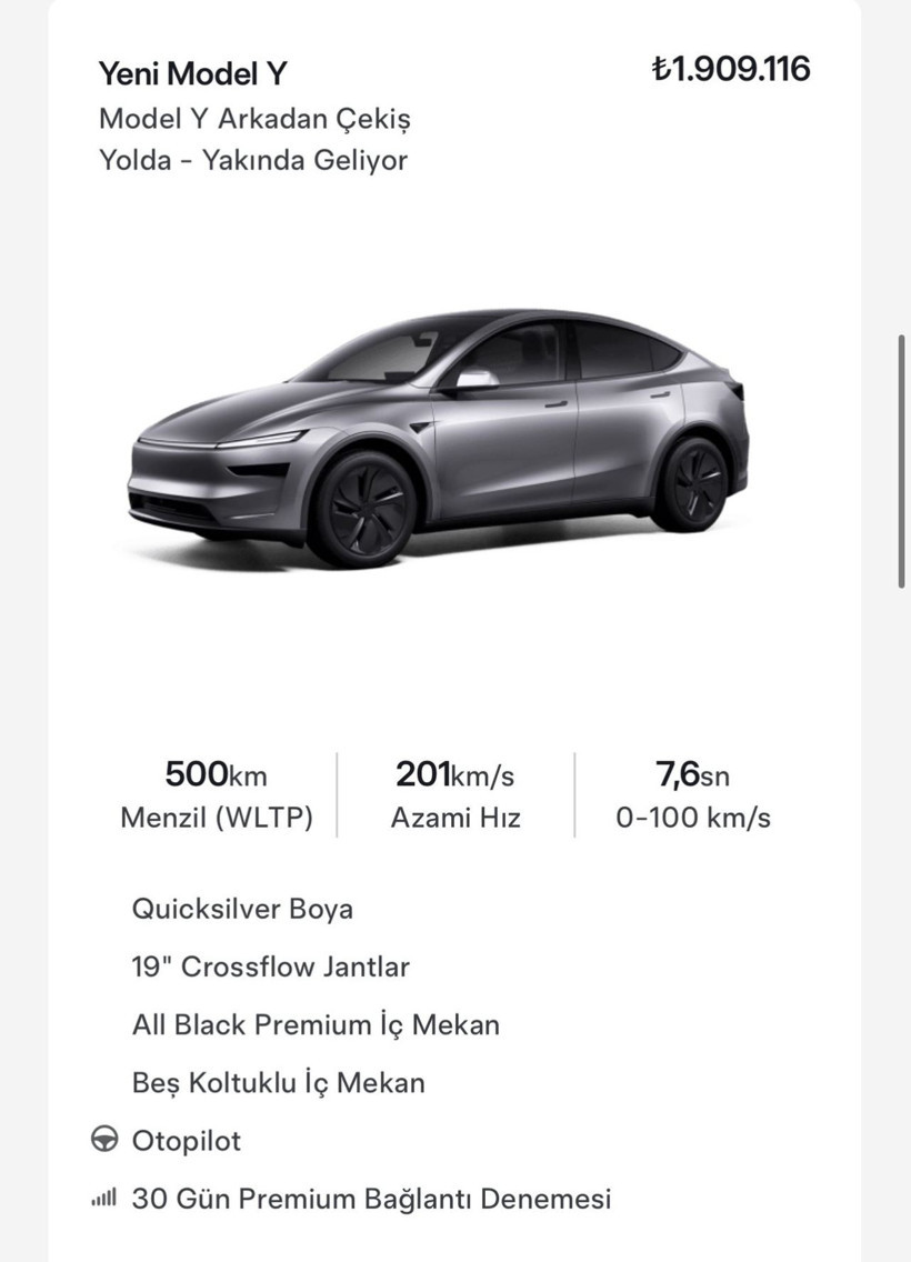 Tesla Model Y'nin en ucuz aracı satışa çıktı! İşte fiyatı ve özellikleri - Resim: 6