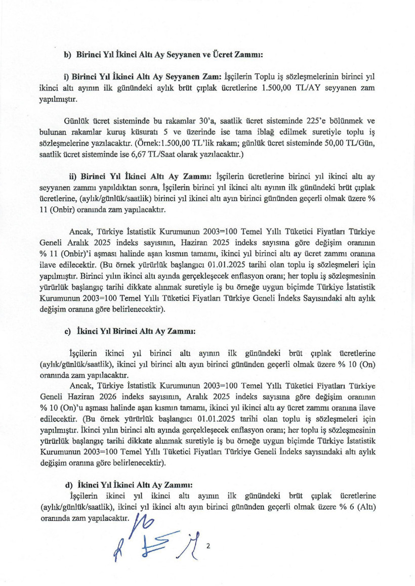 Son Dakika: T&Uuml;RK-İŞ ve HAK-İŞ kabul etti: Kamu iş&ccedil;isi zammında imzalar atıldı! - Resim : 2