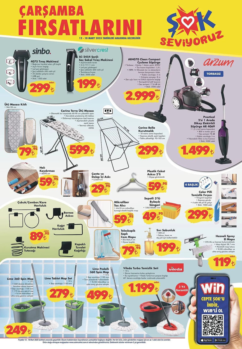 ŞOK 12-18 MART 2025 AKTÜEL KATALOĞU: ŞOK'a İyonlu Saç Kurutma Makinesi Geliyor! - Resim: 1