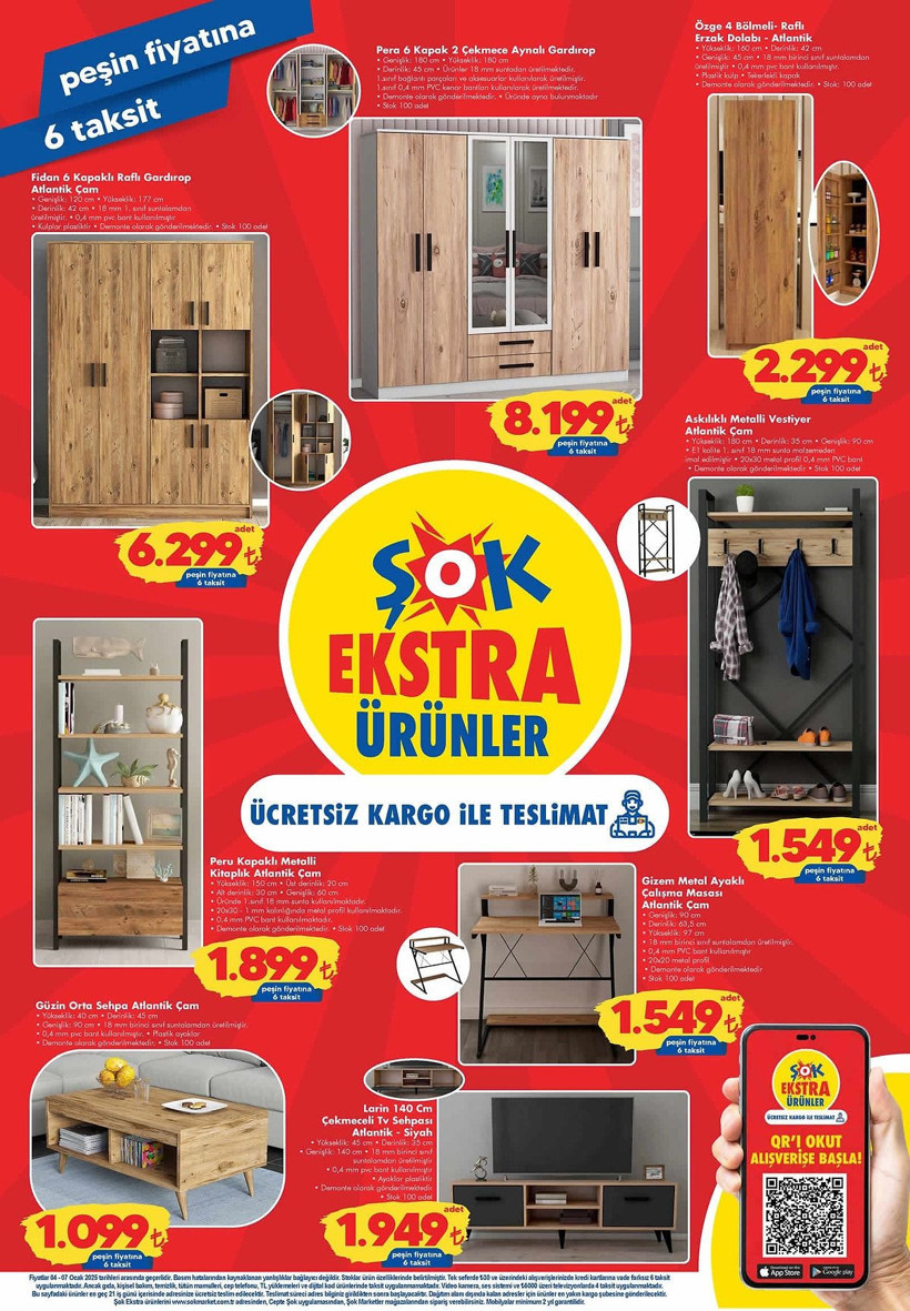 ŞOK AKTÜEL ÜRÜNLER KATALOĞU: 04-11 Ocak tarihlerinde raflardaki yeni ve indirimli ürünlerin listesi - Resim: 3