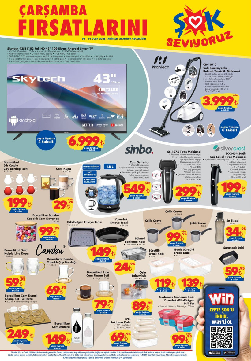 Şok Market 8- 14 Ocak 2025 indirimli ürünler kataloğu: Bu hafta hangi ürünler indirime giriyor? - Resim: 3