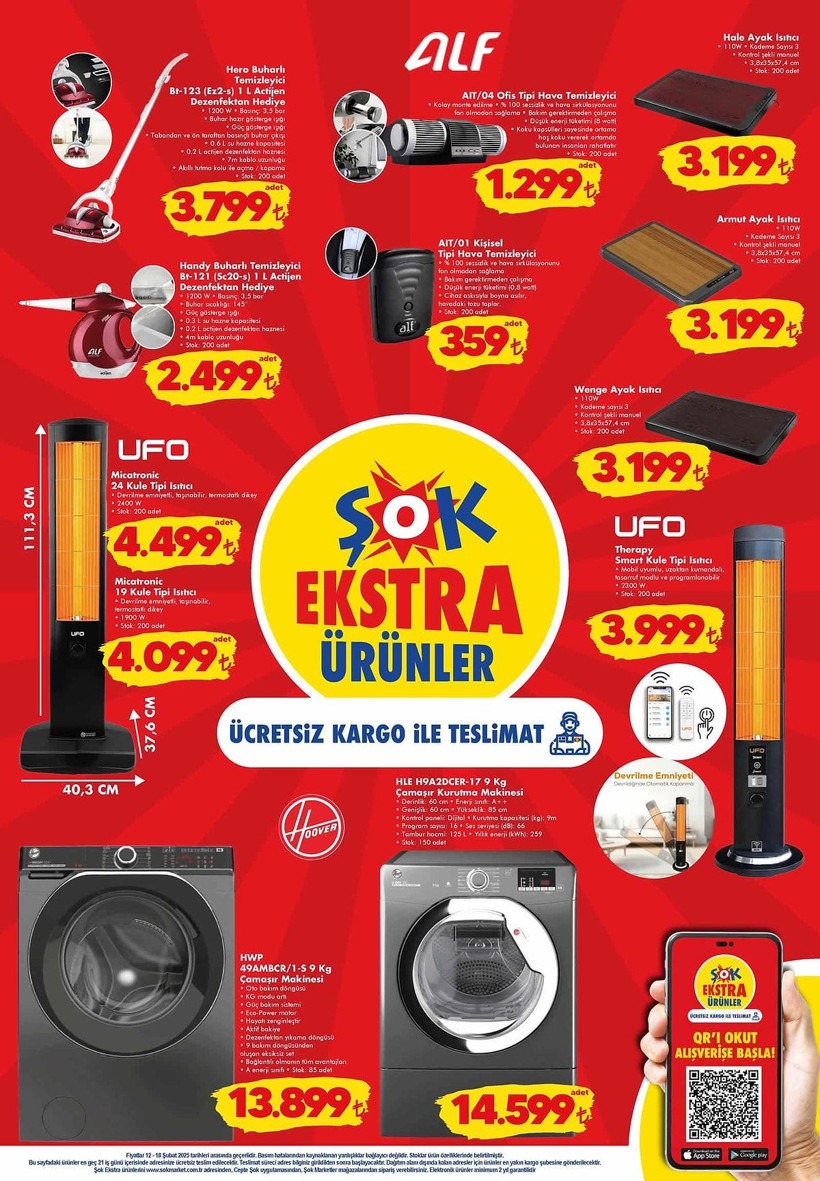 ŞOK 12-18 ŞUBAT 2025 HAFTANIN FIRSATLARI KATALOĞU: ŞOK'a Isıtıcı Geliyor! - Resim: 6