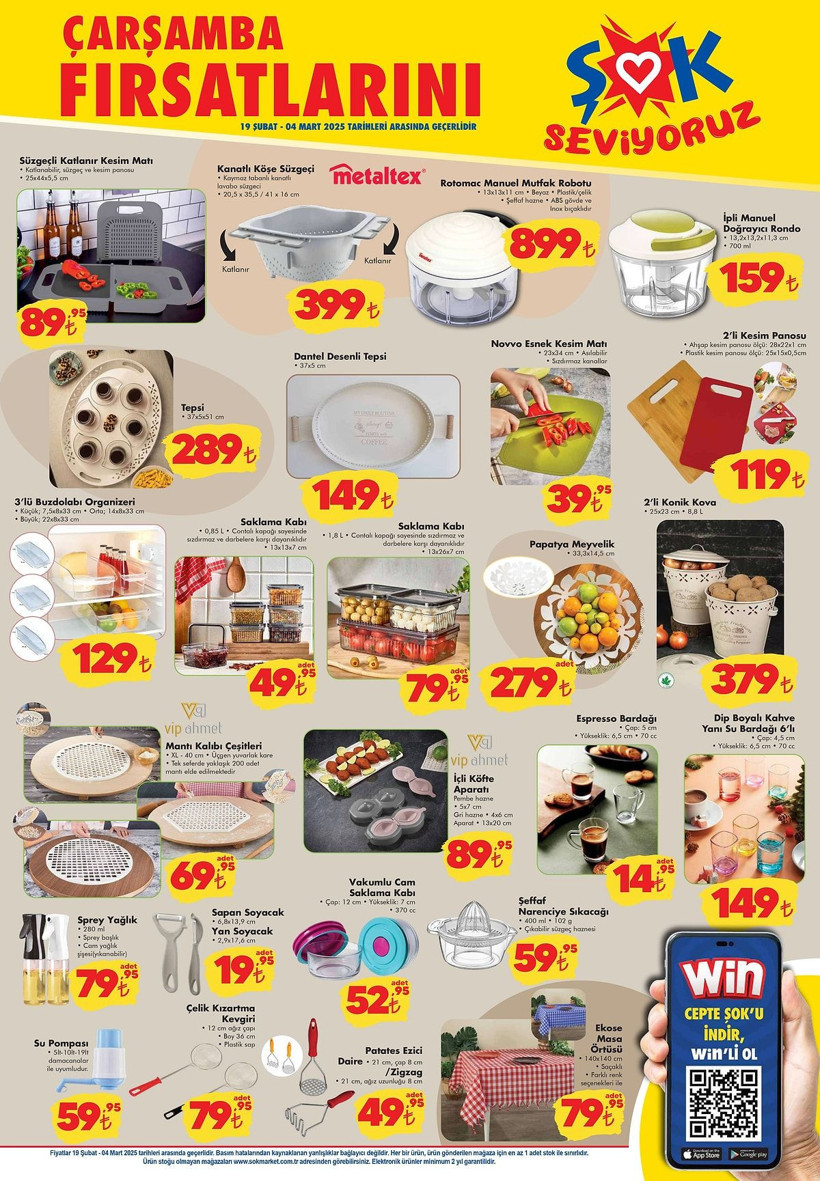 ŞOK 19 ŞUBAT-4 MART 2025 AKTÜEL KATALOĞU YAYIMLANDI: ŞOK'a Mikrodalga Fırın Geliyor! - Resim: 4