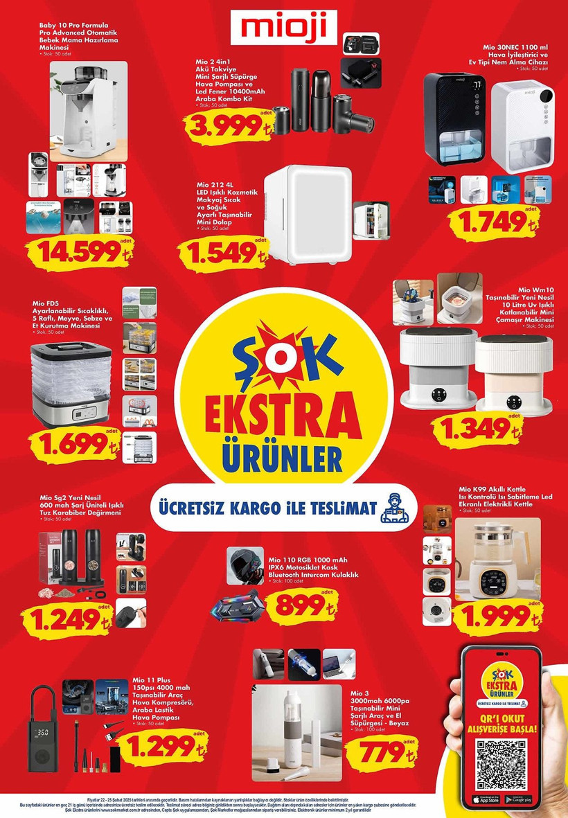 ŞOK 22-25 2025 AKTÜEL KATALOĞU: ŞOK'a Et Kurutma Makinesi Geliyor! - Resim: 2